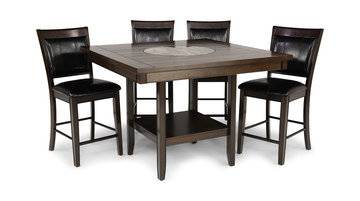 image Nulton Counter Table With 4 Counter Stools