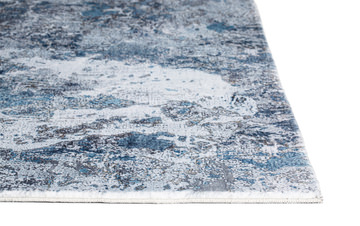 Roxy Grey/Blue Galaxy Area Rug - 5′0″ X 7′6″