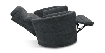 Stuart Power Swivel Recliner - Charcoal