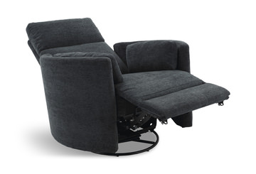Stuart Power Swivel Recliner - Charcoal