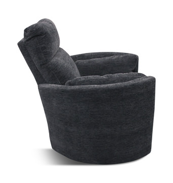 Stuart Power Swivel Recliner - Charcoal