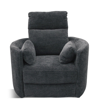 Stuart Power Swivel Recliner - Charcoal