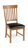 Oak Slat Back Dining Chair thumbnail 1