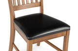 Oak Slat Back Dining Chair thumbnail 3