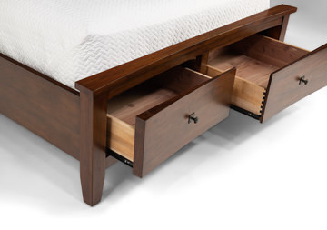 Birk Mahogany Queen Bed