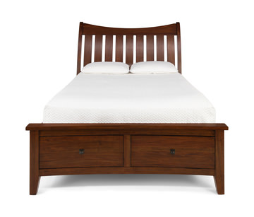 Birk Mahogany Queen Bed