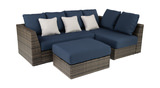 Lexus V 2 Piece Modular Sectional With Ottoman thumbnail 1