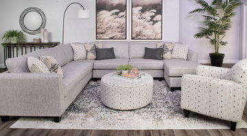 Generations Ivory/Grey Area Rug - 5′3″ X 7′7″