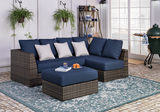 Lexus V 2 Piece Modular Sectional With Ottoman thumbnail 4