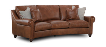 Dalton Leather Conversation Sofa
