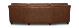 Dalton Leather Conversation Sofa thumbnail 3