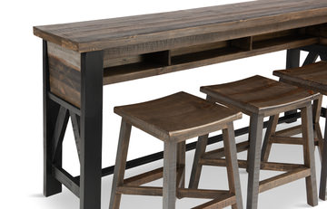 Autumn Sofa Bar Table With 3 Stools