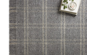 Magnolia Home Caleb Mocha/Taupe Area Rug - 5′0″ X 7′6″