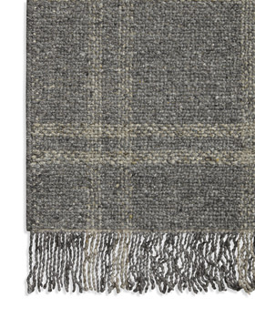 Magnolia Home Caleb Mocha/Taupe Area Rug - 5′0″ X 7′6″