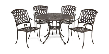 Bellmore II 5 Piece Patio Set