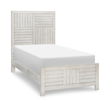 Bay Lake Twin Bed - White thumbnail 1