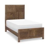 Bay Lake Twin Bed - Brown thumbnail 1