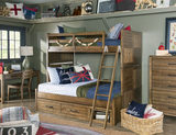 Bay Lake T/F Bunk Bed - Brown thumbnail 2