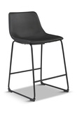 Henley Modern Counter Stool - Black thumbnail 1