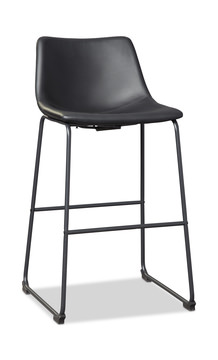 image Henley Black 30″ Bar Stool