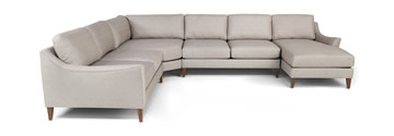 Design Lab Neils 4 Piece Modular Sectional - Right Chaise