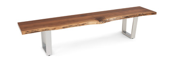 image Bordeaux Live Edge Dining Bench