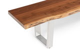 Bordeaux Live Edge Dining Bench thumbnail 3