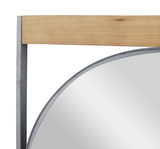 Silver Round Mirror thumbnail 3