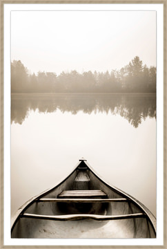 image Lake Canoe Framed Shadowbox