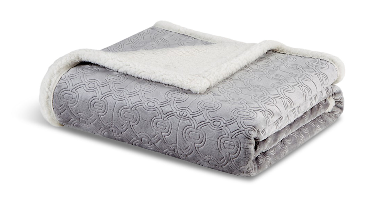 Elma Plush Throw HOM Furniture