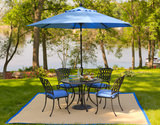 Bellmore 5 Piece Patio Dining Set thumbnail 2