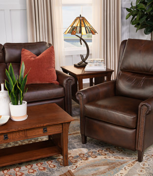 Woodlands Motion Sofa With Articulating Headrest