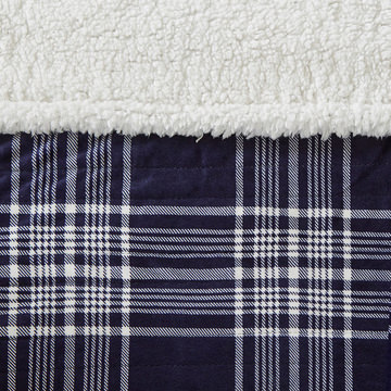 Plaid Heated Throw