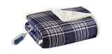 Plaid Heated Throw thumbnail 1