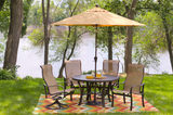 Shoreline 5 Piece Patio Dining Set thumbnail 2