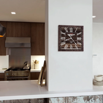 Wooden Kensington Wall Clock