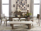Sequoia Table With 2 Side Chairs, 2 Arms Chairs And Bench thumbnail 3