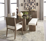 Sequoia Table With 2 Side Chairs, 2 Arms Chairs And Bench thumbnail 4