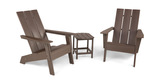 Sunrise 3 Piece Adirondack Set - Dark Teak thumbnail 1