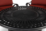 San Tropez III 5 Piece Patio Fire Table Set thumbnail 4
