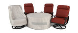 San Tropez III 5 Piece Patio Fire Table Set thumbnail 5