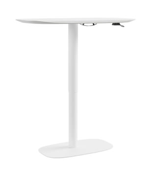 Soma Lift Desk - Satin White
