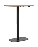 Soma Lift Desk - Walnut With Black Base thumbnail 3