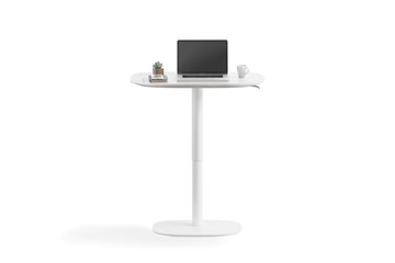 Soma Lift Desk - Satin White