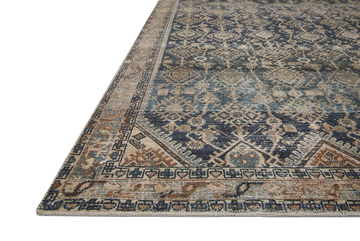Magnolia Home Lenna Indigo Natural Area Rug - 2′3″ X 3′9″