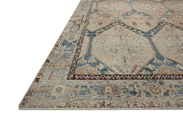 Magnolia Home Lenna Denim Sand Area Rug - 2′3″ X 3′9″