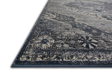 Magnolia Home Everly Silver/Grey Area Rug - 2′7″ x 4′0″