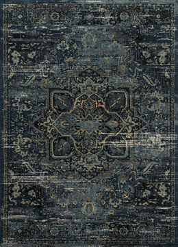 Magnolia Home James Ocean/Onyx Area Rug - 2′7″ x 4′0″  