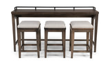 Benny Console With Stools thumbnail 2