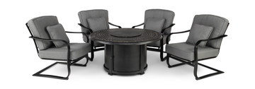 Madison 5 Piece Fire Table Chat Set